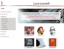 Tablet Screenshot of lucaleonelli.org